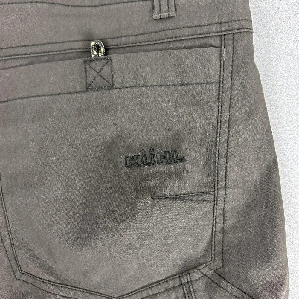 Kuhl Shorts Mens 42 Brown Quick Dry‎ Outdoor Trail Hiking Stretch Zip Pocket 23S